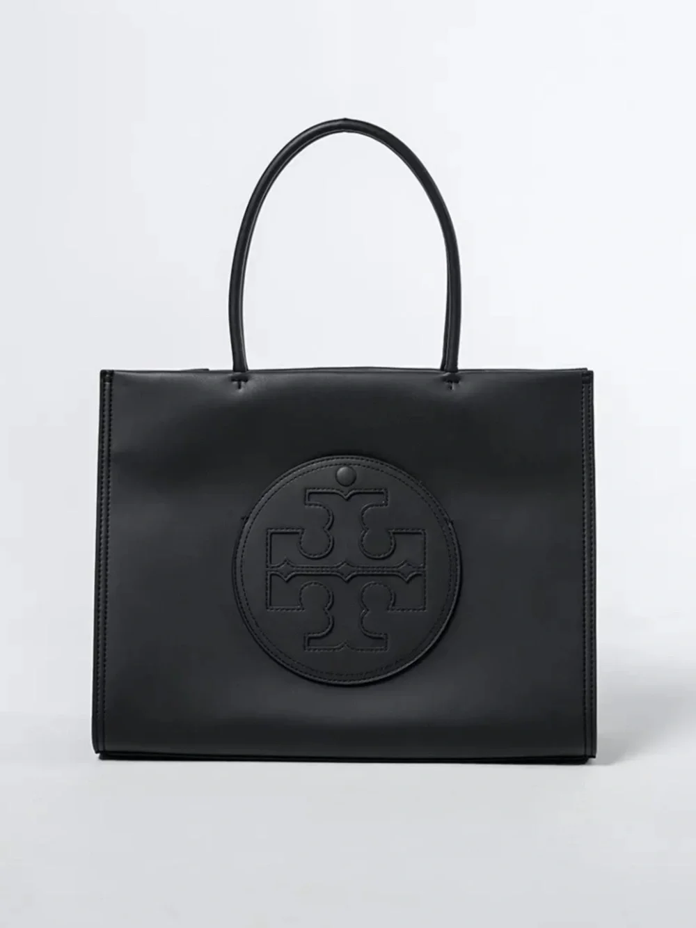 Tory Burch Small Ella Bio Tote Black NWOT + Organizer